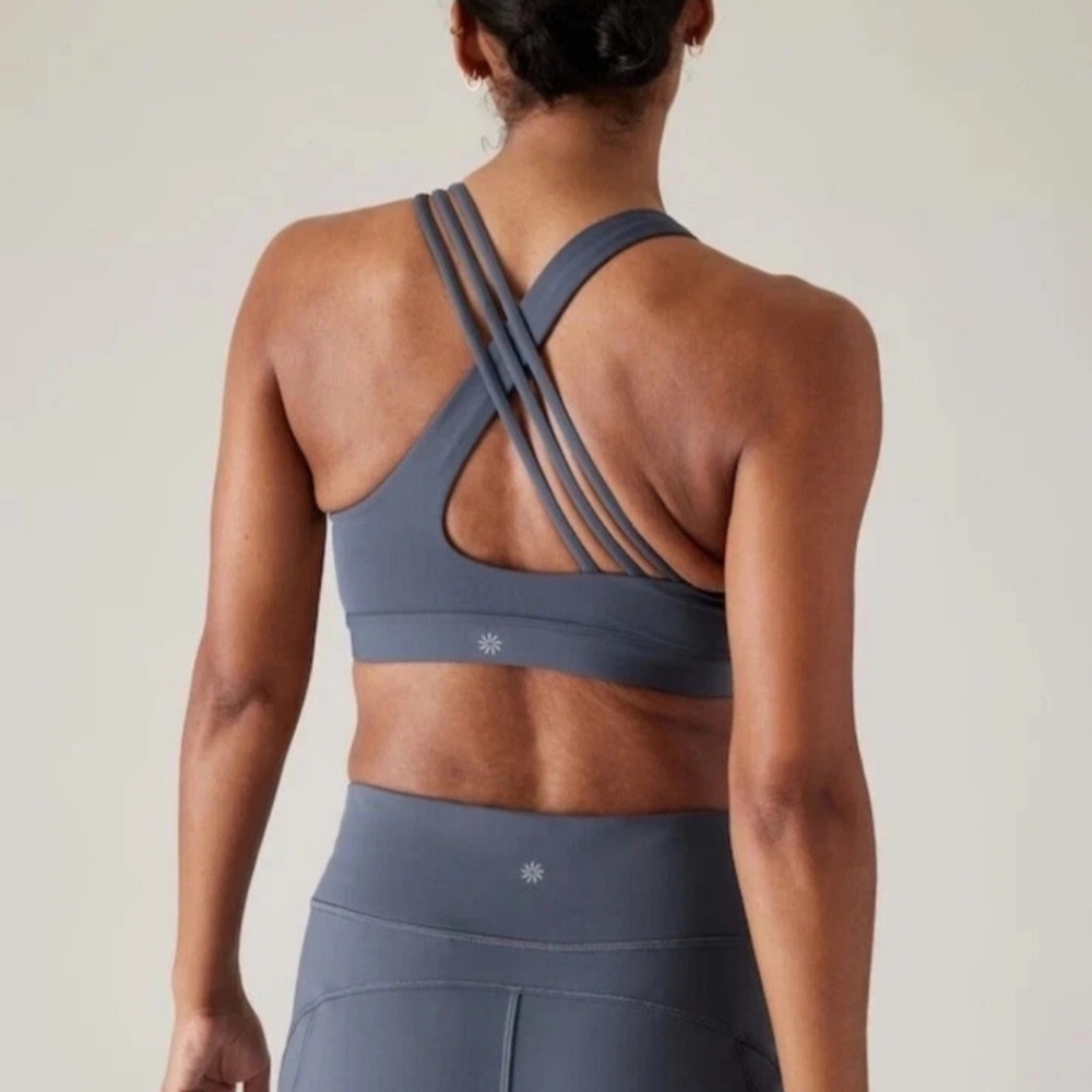 Athleta Train Free bra Garnite Blue S Small (A-C)